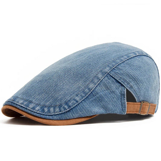 Béret Gavroche Denim Patchwork