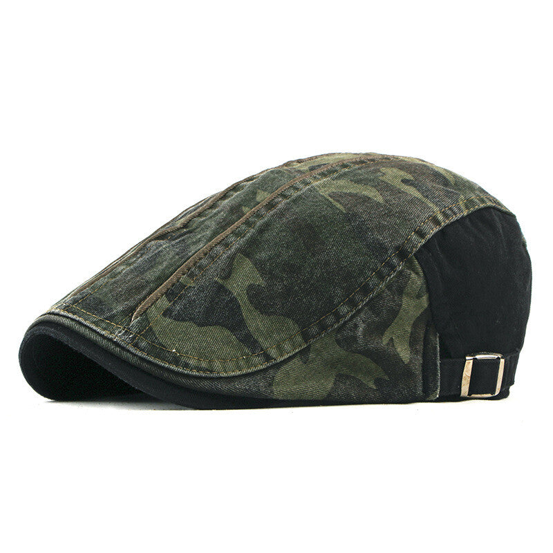 Béret Gavroche Camouflage - Vert