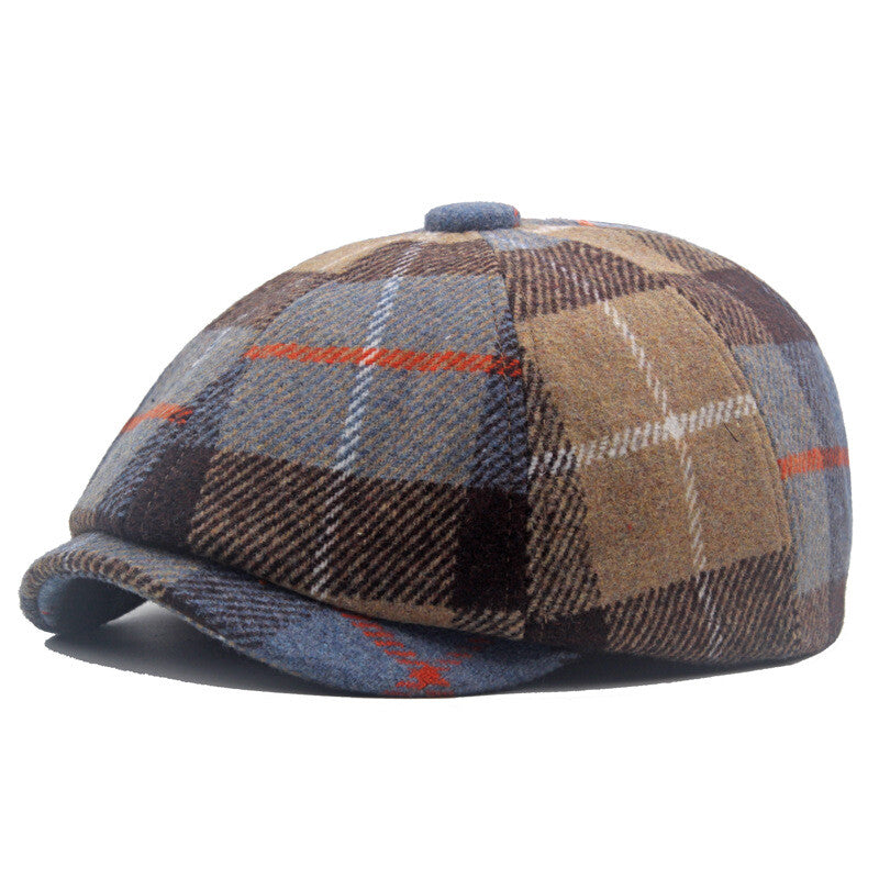 Béret Octogonal à Carreaux